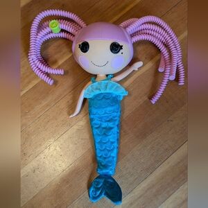 Pink-Haired Teal Mermaid Doll Plush